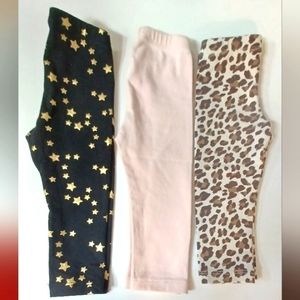 #0047 Set of pants(3 pcs) 18-24M for girls Brands & colors assorted.